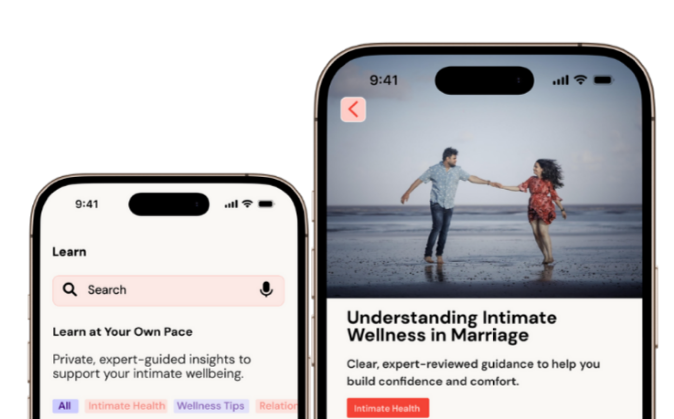 Cumfort mockups